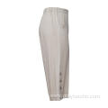 Cotton Linen Pants Loose Casual Solid Color